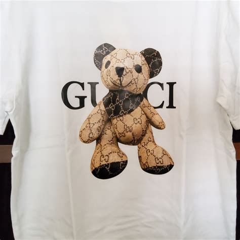 teddy bear shirt Gucci